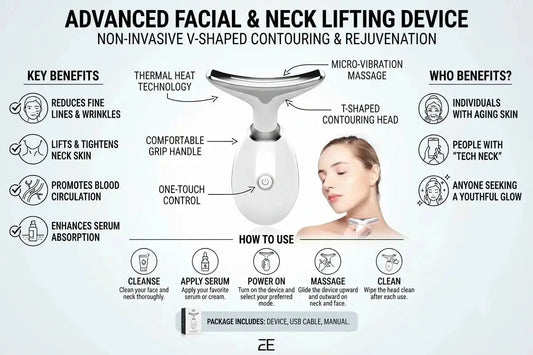 7-Color LED Facial Massager – Skincare & Beauty Device