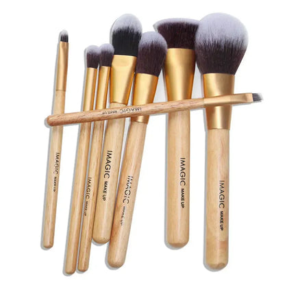 8-Piece Makeup Brush Set – Soft Synthetic Bristles