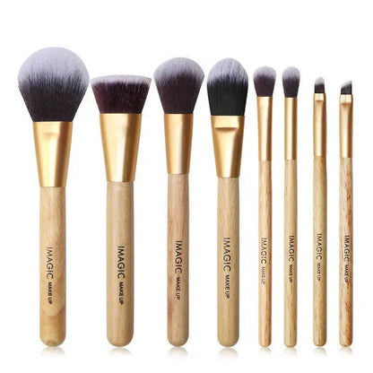 8-Piece Makeup Brush Set – Soft Synthetic Bristles