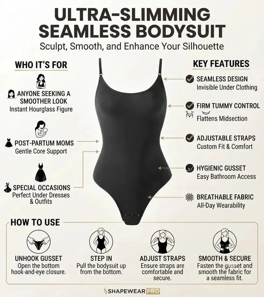 Contour Lift Shaping Bodysuit – Seamless Smoothing & Support