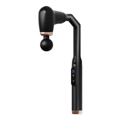 Electric Massage Gun – Curved Handle for Back & Shoulder Relief