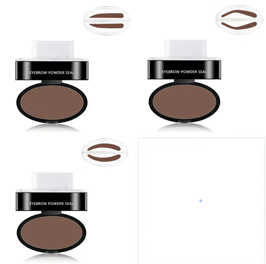 Eyebrow Stamp Kit – Waterproof Powder Brow Stencil