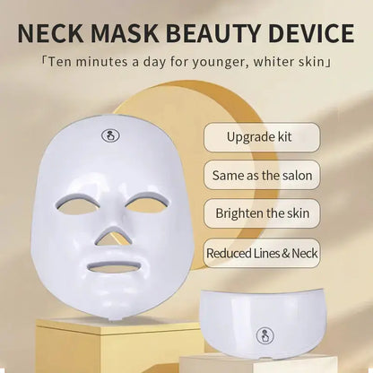7-Color LED Facial Mask – Rechargeable Skincare Beauty Device