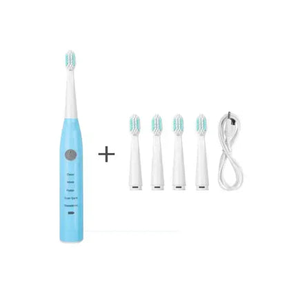 Rechargeable Electric Toothbrush – Waterproof with 5 Cleaning Modes