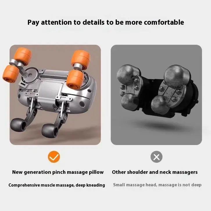 Rechargeable Neck & Back Massage Cushion