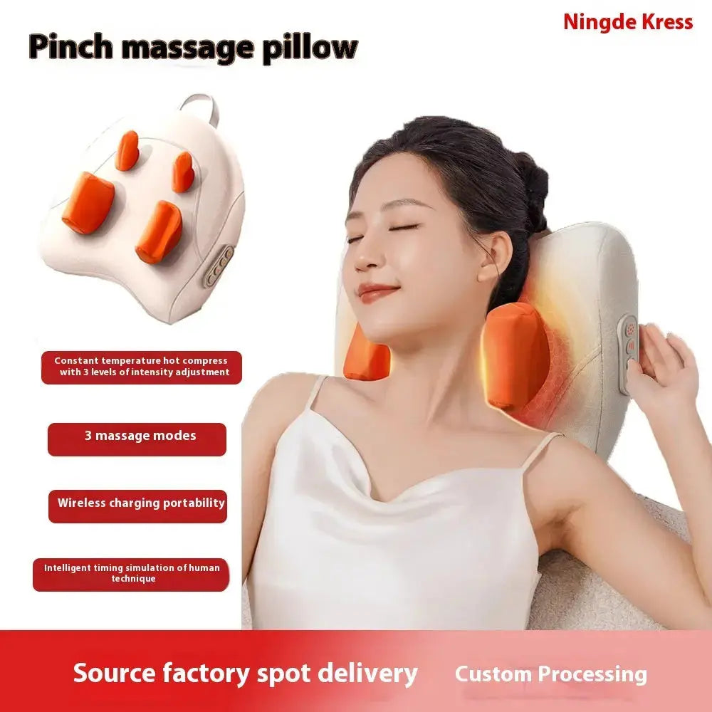 Rechargeable Neck & Back Massage Cushion