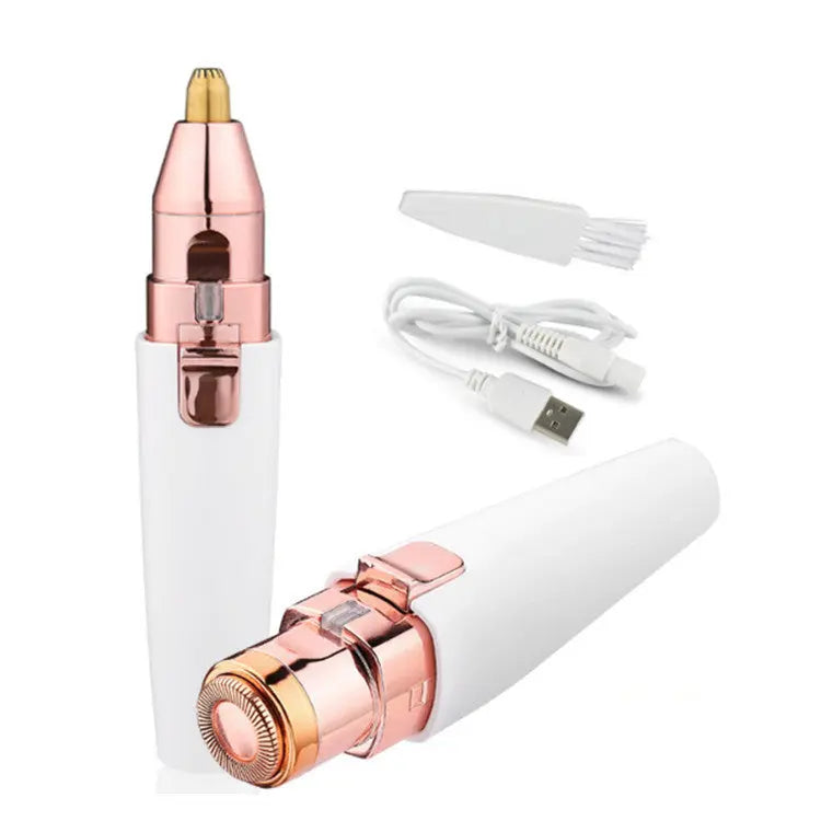 Mini Electric Facial Hair Trimmer – USB Rechargeable