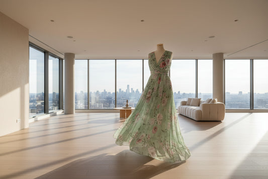 Luxe Flow Chiffon Dress
