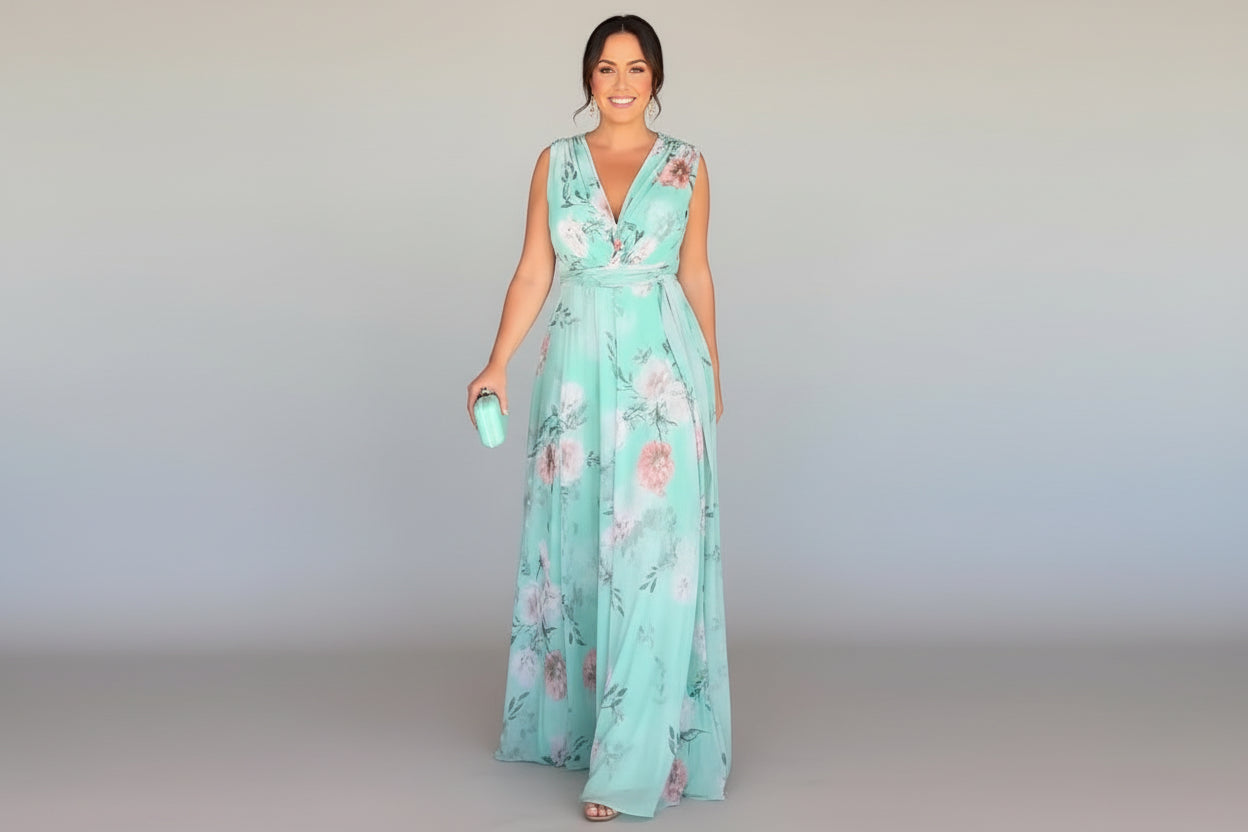 Luxe Flow Chiffon Dress