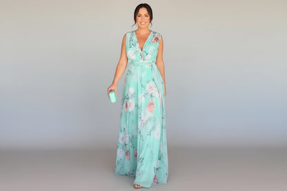 Luxe Flow Chiffon Dress